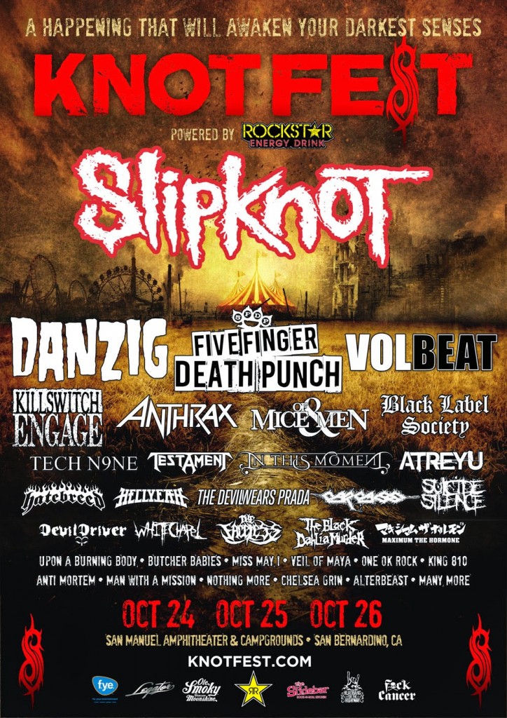 Knotfest Lineup Includes Over 60 Bands ZRock