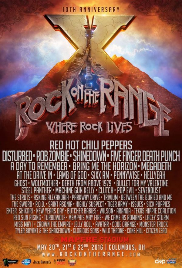 Rock On The Range 2016 Lineup | ZRock